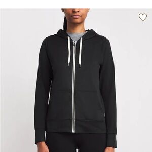 Vuori Black Women's Zip-Up Hoodie